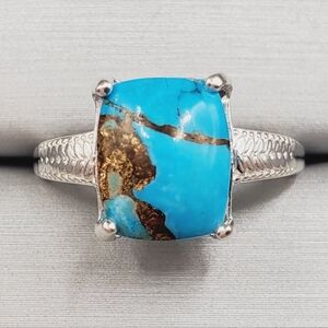 925 Sterling Silver Ring Turquoise Ring